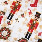 Homla, Nutcracker B2, pościel, biała w nadruk, 200-220 cm