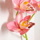 Homla, Orkid, gałązka sztuczna, orchidea różowa, 109 cm