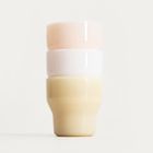 Homla, Pallora, szklanka, z mlecznego szkła biała, 0,15l