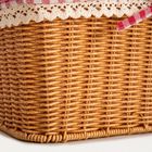 Homla, Perlotte, kosz, zakupowy w kratkę, 38-26 cm