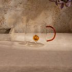 Homla, Pumpkin, szklanka, z uchem i dynią w środku, 0,47l