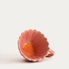 Homla, Rasset, kubek, z kwiatem różowy, 150 ml