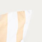 Homla, Rayas, pościel z mikrofibry, w biało beżowe pasy, 160-200 cm