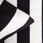 Homla, Rayas, pościel, z mikrofibry w czarno-białe pasy, 160-200 cm