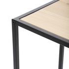 Homla, Roh, kwietnik, metalowy, czarny, 23-23-45 cm, 876719