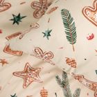 Homla, Rosemary, pościel, z mikrofibry w pierniki, 200-220 cm