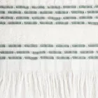 Homla, Rosop, ręcznik, boho z pistacjowymi paskami, 50-90 cm