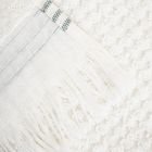 Homla, Rosop, ręcznik, boho z pistacjowymi paskami, 70-130 cm