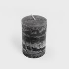 Homla, Rustic, świeca dekoracyjna, czarna, 300g