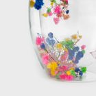 Homla, Seco, szklanka, z podwójną ścianką i kwiatami, 0,25l