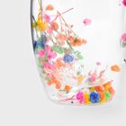 Homla, Seco, szklanka, z podwójną ścianką i kwiatami, 0,35l