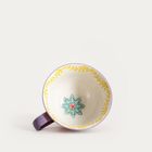 Homla, Shilla, kubek, ręcznie malowany z fioletowym uchem, 0,4l