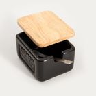 Homla, Sylan, pojemnik na cukier, czarny, 10-7 cm, 763601