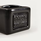 Homla, Sylan, pojemnik na gąbkę, czarny, 11-8 cm, 763649