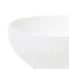 Homla, Sylia, miska, biała z ornamentem, 15 cm