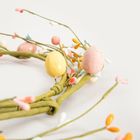 Homla, Tazia, wieniec wielkanocny, z kolorowymi baziami i jajkami, 20 cm