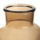 Homla, Tenno, wazon szlany, beżowy, 14,5-14,5-25,5 cm
