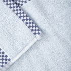 Homla, Tiva, ręcznik, z granatową kratką, 50-90 cm