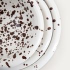 Homla, Wilora, talerz, obiadowy nakrapiany brązowy, 26 cm