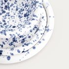 Homla, Wilora, talerz, obiadowy nakrapiany granatowy, 26 cm