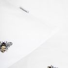 Homla, Zella, pościel, bawełniana z haftem w pszczoły, 140-200 cm