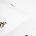 Homla, Zella, pościel, bawełniana z haftem w pszczoły, 160-200 cm