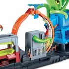 Hot Wheels City, Color Reveal, Megamyjnia - Atak ośmiornicy, zestaw do zabawy z funkcją zmiany koloru