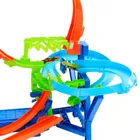 Hot Wheels, The Hot Ones, Powietrzna kraksa, zestaw torów z 1 autkiem