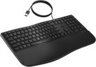 HP, 480 Comfort Wired, klawiatura przewodowa, czarna, 8T6M1AA