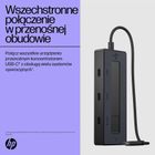 HP, Hub USB-c 4k 6g842aa 4 Porty USB-c, czarny