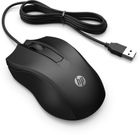 HP, Mysz Wired Mouse 100 Przewodowa, czarna 6vy96aa