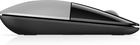 HP, Mysz Z3700 Wireless Mouse Silver Bezprzewodowa Srebrna X7q44aa