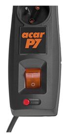 HSK Data, Listwa zasilająca, Hsk Data Alp-acarp7-03, 3m, czarny