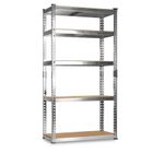 Humberg, regał magazynowy, metalowy, srebrny, 183-90-40 cm, HR-853