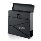 Humberg, skrzynka na listy, antracyt, 37-37-10,5 cm, HM-862