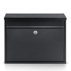 Humberg, skrzynka na listy, czarna, 37,5-30,5-12 cm, HM-860