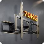 Humberg, uchwyt do telewizora, 32-80 cali, 70 kg