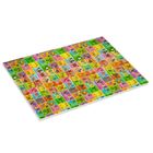 Humbi, dwustronna mata edukacyjna z pianki XPE, alfabet niemiecki i wieś, 180-200 cm