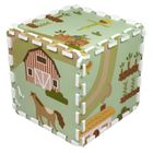 Humbi, mata piankowa, puzzle, wieś, 90-90 cm