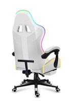 Huzaro, Force 4.7, fotel gamingowy, RGB, White