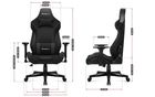 Huzaro, Force 7.6, fotel gamingowy, Black