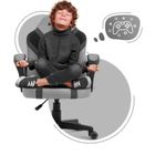 Huzaro, Ranger 1.0, fotel gamingowy dla dziecka, Grey Mesh