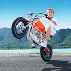 Hyper Gogo, S9, Motocykl, pojazd na akumulator, pomarańczowy