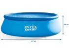 Intex, basen ogrodowy, rozporowy, 18w1, 457-122 cm