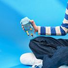 ION8, Roboty, bidon z ustnikiem, niebieski, 350 ml