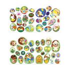 Janod, Ogród, książeczka do wyklejania, z naklejkami