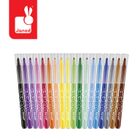 Janod, pisaki z filcową końcówką, flamastry, 18 kolorów