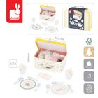 Janod, Shiny Grandma, zestaw piknikowy w walizce, z akcesoriami, 24 elementów