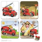Janod, Wóz strażacki Jacka, puzzle 4w1