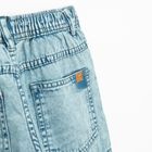 Jasnoniebieskie jeansy o kroju jogger z regulacją Cool Club